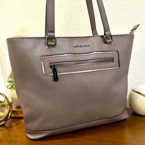 Michael Kors Saffiano Leather Jet Set Large Leather Tote Bag/Work Bag/Briefcase